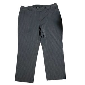 Lane Bryant pink pinstripe pants 20 Petite EUC